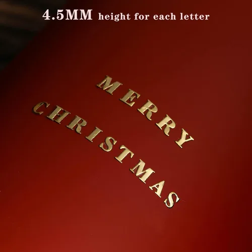 Vista 7 de EORTA 6 hojas de calcomanías de letras y números del alfabeto de 4,5 mm, mini calcomanías de letras brillantes de aleación autoadhesivas