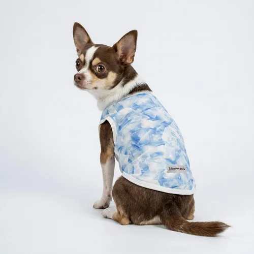 Vista 4 de Fitwarm Paquete de 2 camisas para perro con protección solar UV UPF 50+, chaleco ligero refrescante para perros, ropa de verano de secado rápido