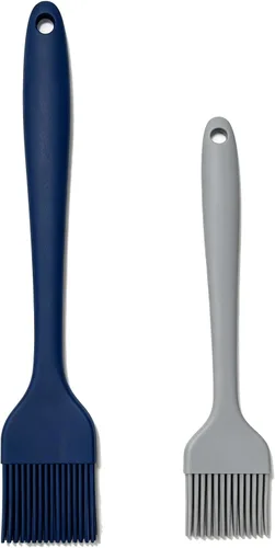 Vista 9 de Hhyn Juego de Cepillos de Silicona para Repostería 2 Piezas Resistente al Calor para Esparcir Aceite, Mantequilla, Salsa para Barbacoa, Parrilla 2