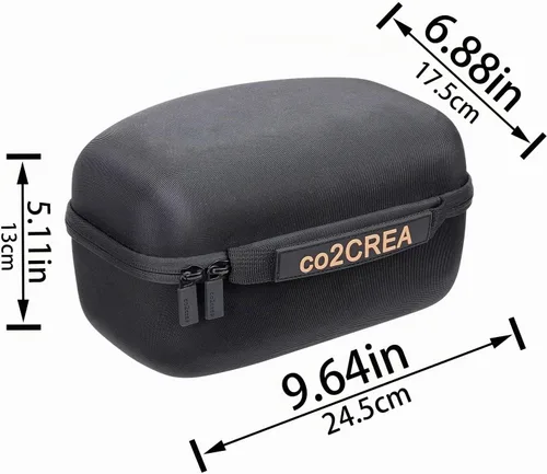 Vista 6 de co2CREA Reemplazo de estuche de viaje duro para pieza facial reutilizable 3M