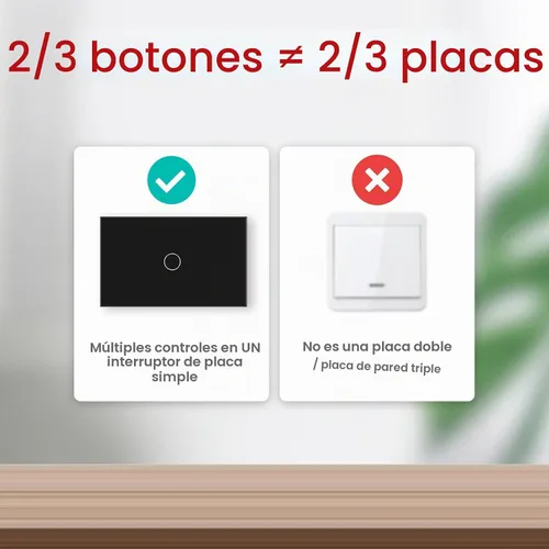 Vista 6 de Zigbee Switch Need Neutral Wire Need Zigbee Hub, negro 1 botón
