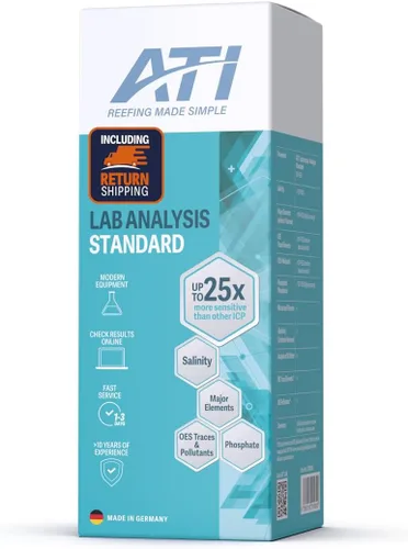 Vista 5 de ATI ICP Lab Analysis Pro para acuarios de arrecife - Pruebas avanzadas de agua con análisis de agua RO - Nitrato, KH y fluoruro - 1 kit de prueba