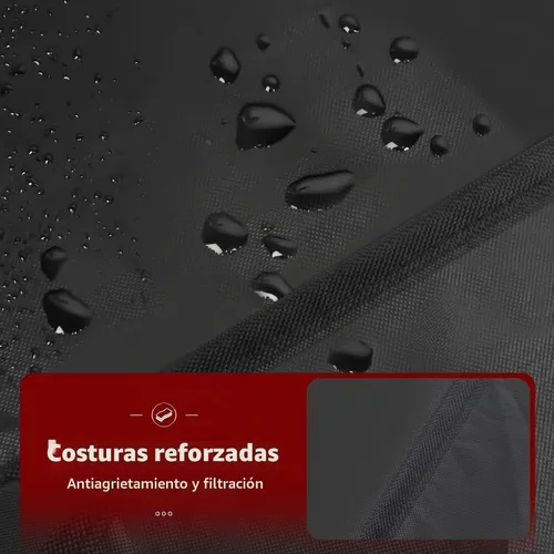 Vista 5 de SHINESTAR Cubierta de Parrilla para Blackstone de 22" y 28" Cubierta de Parrilla de Estante Único con Capucha y Soporte, Cubierta Impermeable