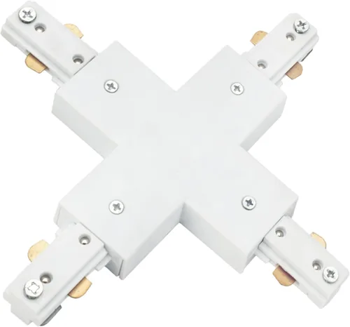 Vista 11 de Blanco H Track L conector H tipo circuito único 3-Wire-1 Kit de iluminación de pista para H Track System Accesorios de iluminación de pista 120V