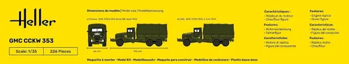 Vista 5 de Heller Camion G.M.C. Kit de construcción de modelos de coche