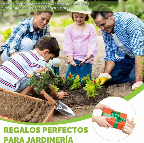 Vista 6 de WORKPRO Paleta de mano de jardín de 11", acero inoxidable pulido resistente
