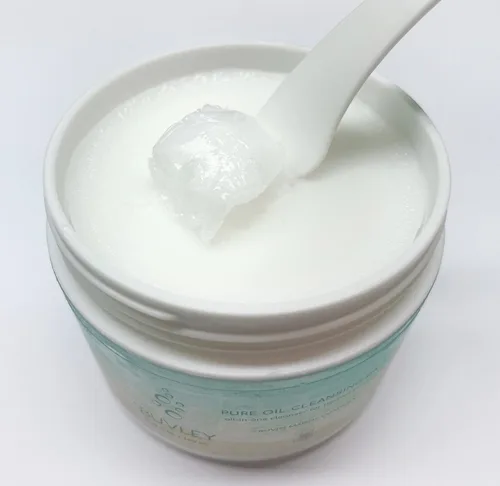 Vista 3 de Bálsamo limpiador de aceite puro I pH bajo, vegano, libre de crueldad Desmaquillante diario calmante e hidratante limpiador facial