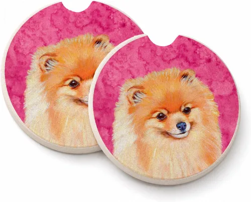 Vista 89 de Caroline's Treasures SS4767-BUCARC - Juego de 2 portavasos para automóvil, diseño de bulldog inglés, absorbentes para automóvil, portavasos
