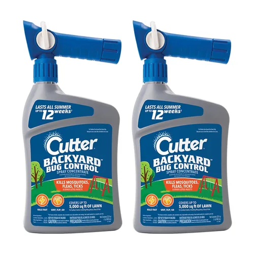 Vista 13 de Cutter Concentrado en aerosol para control de insectos en el patio trasero (paquete de 3), mata mosquitos, pulgas y hormigas listadas, 32 fl oz