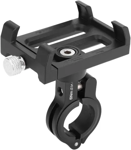 Vista 8 de VGEBY Soporte de teléfono para bicicleta, soporte para manillar de teléfono con rotación de 360 grados
