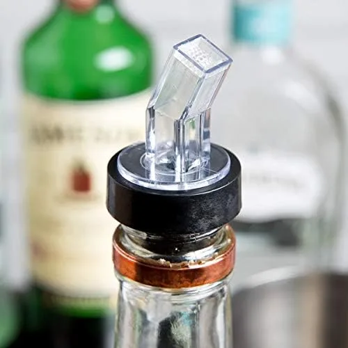 Vista 2 de Juego de 24 botellas de licor de plástico transparente
