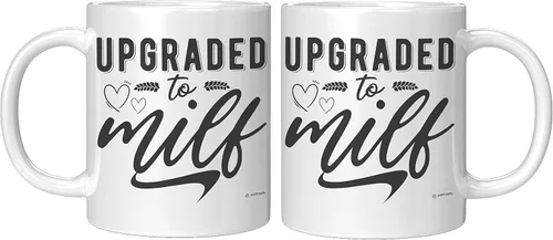 Vista 3 de Taza de café divertida para mamá, 11 onzas, color blanco