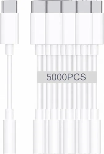 Vista 9 de Adaptador de auriculares de audio USB-C a 0.138 in – HiFi 2 unidades compatibles con Apple iPhone 17 16 15 Samsung Galaxy S25 S24 S23 S22 S21 Plus