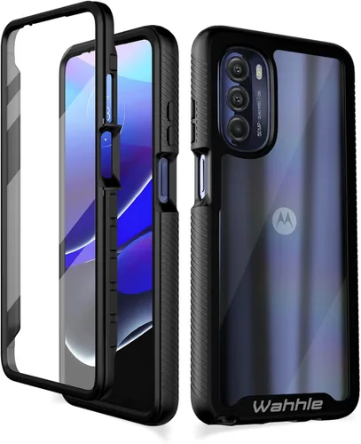 Vista 48 de Funda compatible con Motorola Edge 5G UW, protector de pantalla integrado de cuerpo completo, a prueba de golpes, ajuste delgado, funda protectora