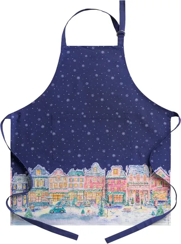 Vista 778 de Maison d' Hermine Delantales para mujer con bolsillo, 100% algodón (27.50 x 31.50 pulgadas)