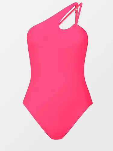 Vista 6 de CUPSHE Traje de baño de una pieza para mujer, traje de baño asimétrico con tirantes ajustables