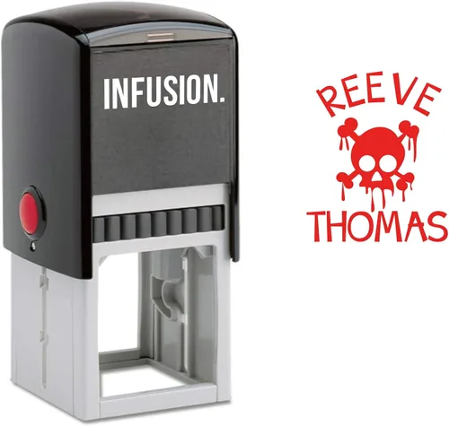 Vista 6 de Infusion Sello con nombre de niño autoentintado para niños (Bee Great)