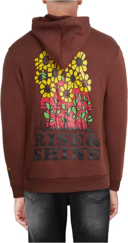 Vista 3 de Peanuts Mens Snoopy Sweatshirt - Vintage Snoopy and Woodstock Pullover Hoodie