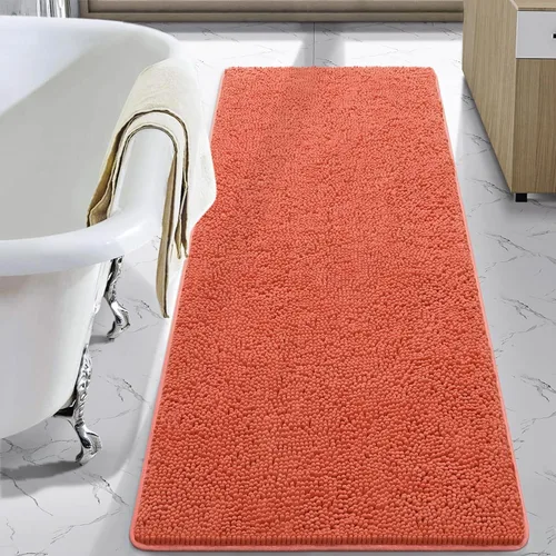 Vista 96 de LOCHAS - Alfombra de baño de lujo lanuda de 24 x 17 pulgadas, color beige