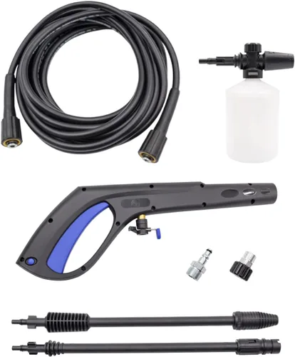 Vista 4 de AR Blue Clean PW909UH-R, 1/4"x 25' Reemplazo/Extensión Súper Suave, Manguera de Lavadora a Presión, 2900 PSI máximo, Negro