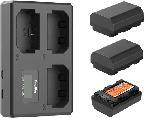 Vista 7 de SMALLRIG Batería USB-C de repalcement de 2400mAh y kit de batería de cámara NP-FZ100 para Sony