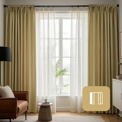 Vista 8 de CUCRAF Cortinas opacas cortas para oscurecer la habitación, paneles de cortina para ventana, bolsillo para cortinero, cortinas sólidas
