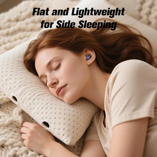 Vista 2 de Auriculares pequeños invisibles de sueño plano, auriculares inalámbricos Bluetooth para dormir, micro pequeños y discretos para dormir de lado