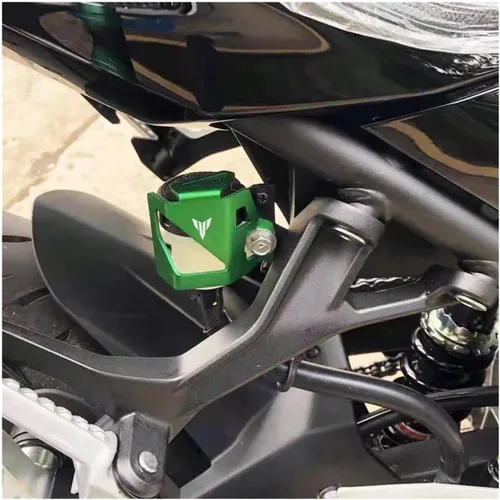 Vista 4 de LeosHi Compatible with MT07 MT09 MT03 MT10 MT25 MT 07 09 10 FZ07 FZ09 Motorcycle Rear Tank Cover Guard Protection Brake Fluid Reservoir Cap
