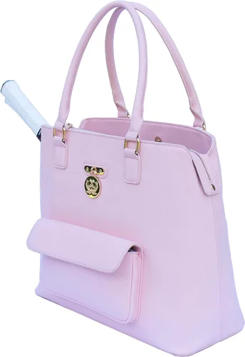 Vista 3 de Court Couture Monte Carlo Bolsa de Tenis/Pickleball Rosa