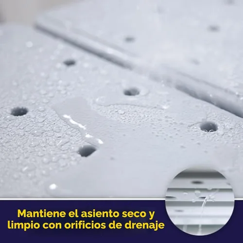 Vista 5 de Drive Medical plástico transfer Banco, Gris, 12011KD-1, Sin empaque de fábrica, Gris, 1, 1