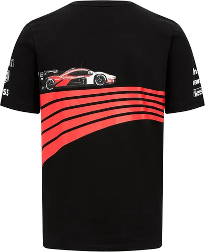 Vista 2 de Porsche Camiseta Penske Motorsport Team Negro, Negro