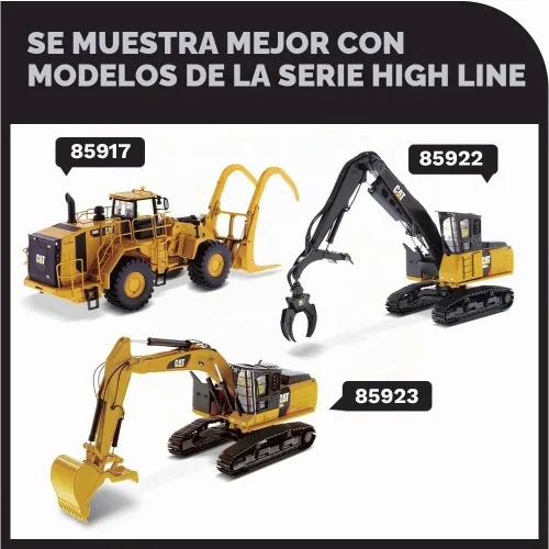 Vista 7 de Diecast Masters Caterpillar 555D Skidder High Line Series Vehículo, 7.29 x 3.03 x 2.68 pulgadas