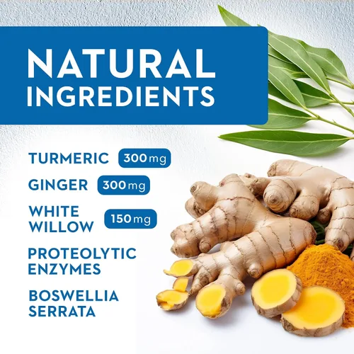 Vista 2 de Vitaminerals® 121+ Inflamax® Plus Manejo saludable de la inflamación Quercetina Enzimas proteolíticas Jengibre Cúrcuma Tapas vegetales