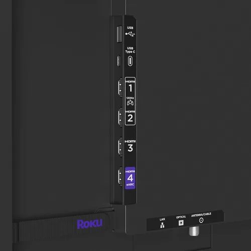 Vista 10 de Roku Smart TV – 55 pulgadas Pro Series 4K QLED RokuTV con retroiluminación Roku Voice Remote Pro, Dolby Vision IQ, frecuencia de actualización