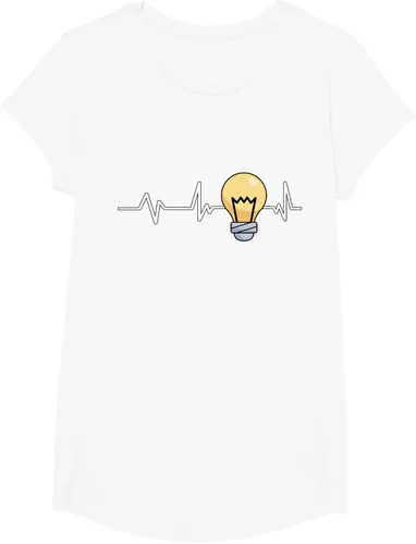 Vista 58 de Bombilla Heartbeat bombilla regalo bombilla bombilla camiseta Negro