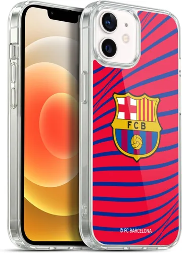 Vista 185 de Head Case Designs Funda de gel suave con licencia oficial del FC Barcelona Barca Crest Graphics [protección de grado militar] compatible con Apple