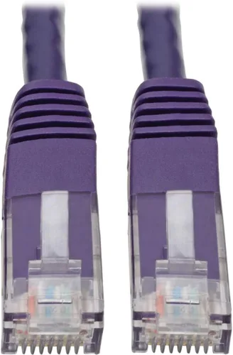 Vista 29 de Tripp Lite Cable de conexión moldeado Gigabit Cat6 Cat5e RJ45 M/M 550MHz Gris