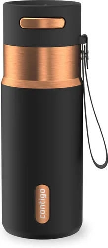 Vista 13 de Contigo Autoseal - Botella de agua de acero inoxidable con aislamiento al Terra Champagne