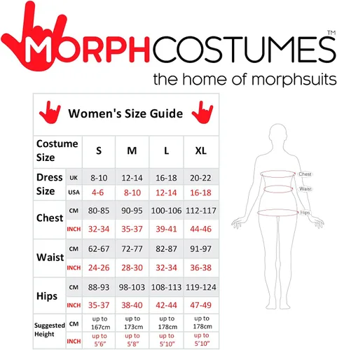 Vista 6 de Morph Disfraz de esqueleto para mujer disfraz de esqueleto para mujer disfraz de Halloween para mujer