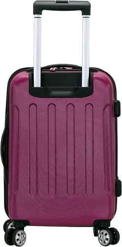 Vista 3 de Rockland London Equipaje con carcasa rígida con ruedas, Magenta), F1901-MAGENTA