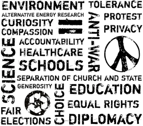 Vista 3 de CafePress No Liberal Psychobabble Tote Bag Canvas Tote