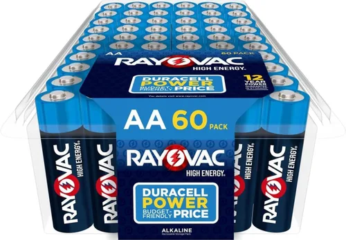 Vista 10 de Rayovac AA Baterías alcalinas, doble A, 60 unidades (paquete de 2)