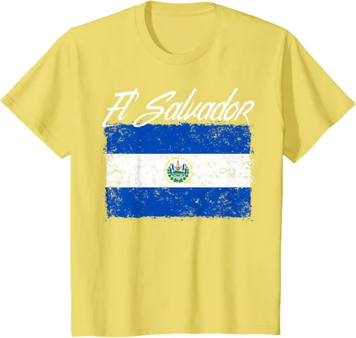 Vista 50 de Camiseta Salvadoreña Bandera El Salvador