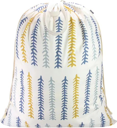 Vista 36 de Bolsa de lona para lavandería con asas y cordón 30 pulgadas de ancho x 35 Bolsa de almacenamiento de lona gruesa, grande, resistente, lavable