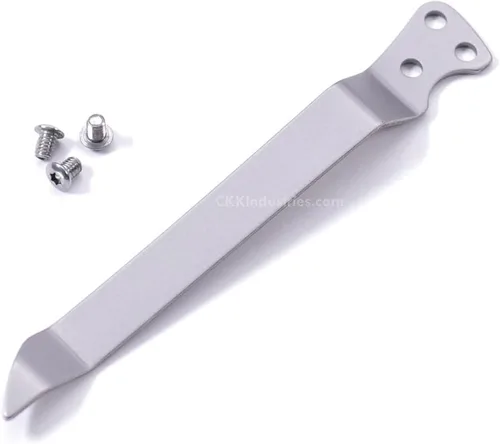 Vista 16 de EZSMITH (Modelo 1 Pinza de bolsillo universal - (Acabado táctico negro) - Pinza de bolsillo de repuesto para cuchillos plegables, teléfonos Modelo 1