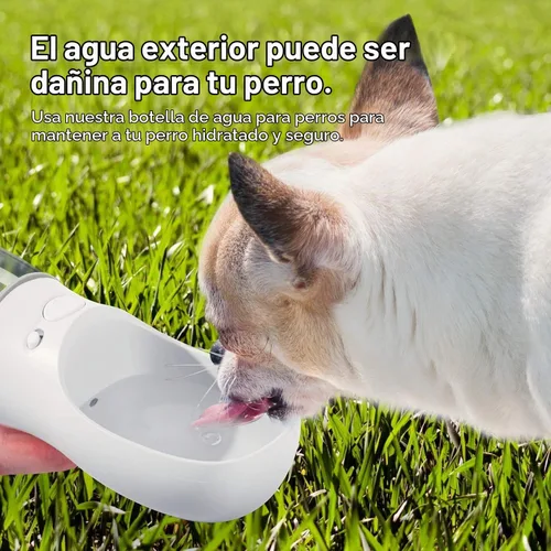 Vista 6 de Deyace - Botella de agua para perro, 12 - 18 onzas, a prueba de fugas, portátil, para paseos, perritos o viajes
