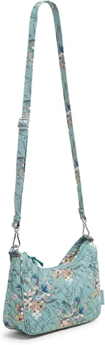 Vista 2 de Vera Bradley Bolso bandolera Frannie Crescent de algodón