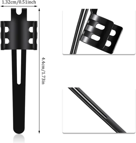 Vista 2 de Outus Clip de linterna para accesorios extraíbles, clip de repuesto para linterna de metal, 20