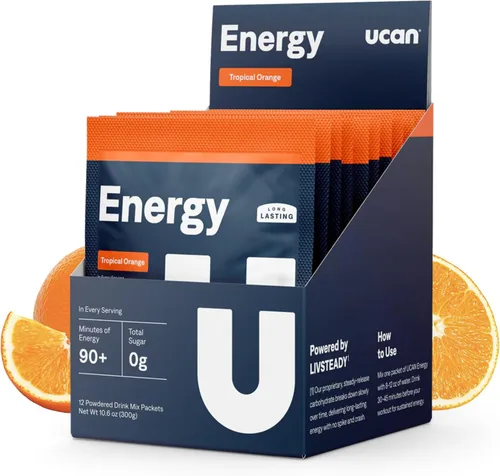 Vista 12 de UCAN Polvo energético, energía de chocolate, keto, sin azúcar, antes y después del entrenamiento para hombres y mujeres, sin OMG, vegano, sin