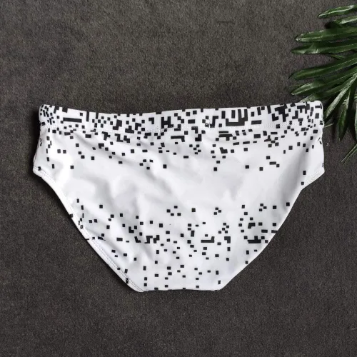 Vista 9 de UXH Traje de baño para hombre, con relleno, sexy, para natación, playa, surf, natación, traje de baño